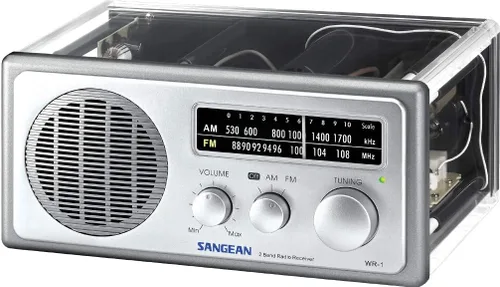 Vista 2 de Sangean Radio transparente AM FM