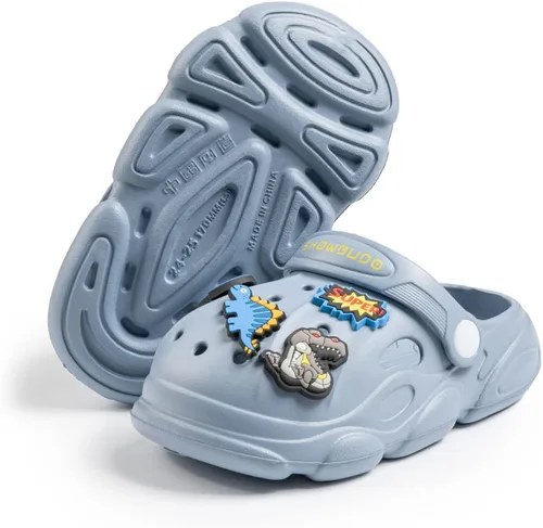 Vista 3 de Zoolar Bonitos zuecos de jardín para niños y niñas, zapatos de verano ligeros para exteriores, sandalias para niños y niñas, zapatos de playa