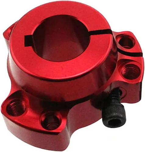 Vista 3 de DJ-Motor Rojo 1" 0.984 in Bore con 1/4" Keyway Lightened Billet rueda trasera Bujes para Go Kart Drift Trike