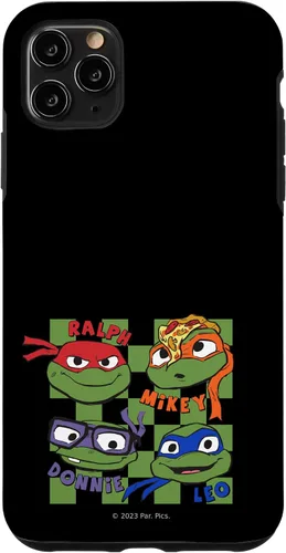 Vista 13 de iPhone 12/12 Pro Teenage Mutant Ninja Turtles: Mutant Mayhem Turtle Heads Case