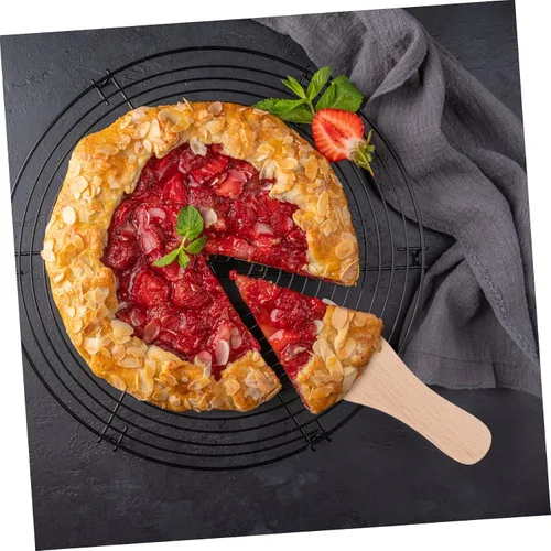 Vista 2 de HEMOTON Conjuntos de utensilios de cocina de madera Pala segura espátula de mantequilla de madera Jam Scraper Simple diseño práctico piezas