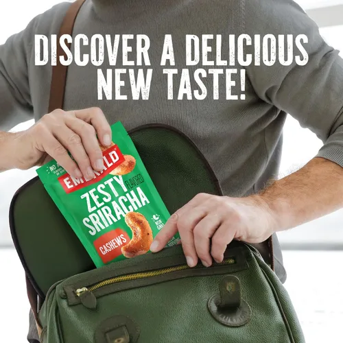 Vista 6 de Emerald Nuts, Sriracha Anacardos, Bolsa resellable de 5 onzas