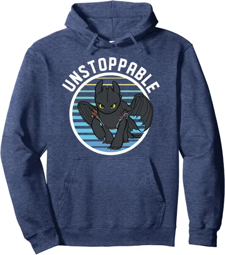 Vista 6 de How to Train Your Dragon 3 Hidden World - Sudadera con capucha imparable, Negro, S