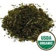 Vista 2 de Stevia Leaf Cut & sifted orgánico – Stevia rebaudiana, 4 oz