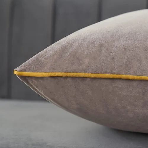 Vista 4 de Avigers - Funda de cojín cuadrada de 50 x 50 cm, diseño sólido gris, funda de cojín moderna de lujo para sofá, sala de estar, dormitorio y auto, 20