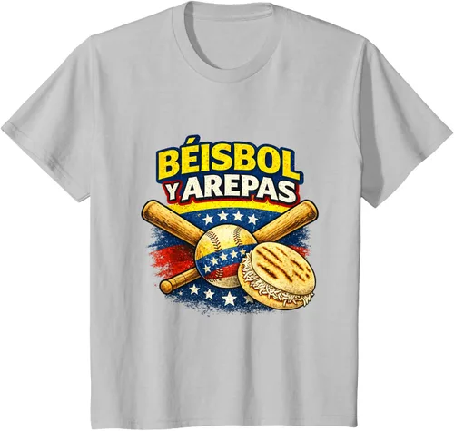 Vista 74 de Camiseta Beisbol y Arepas Venezuelas Baseball Pride Team 2026