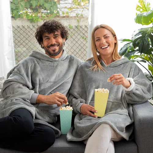 Vista 7 de Batamanta Sudadera Oversized con Forro Polar Swug InnovaGoods
