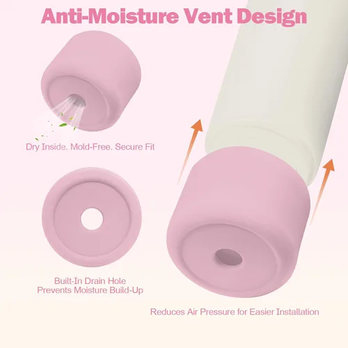 Vista 7 de 2 botas de silicona superiores para Owala FreeSip Twist de 24 onzas, funda inferior resistente a los arañazos, accesorios de botella de Owala