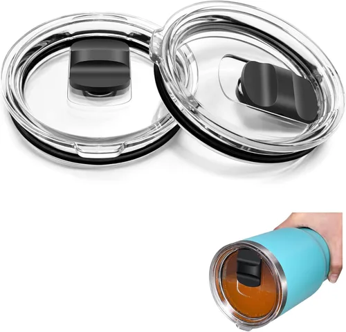 Vista 8 de Tapa para vaso de vino de 10 onzas, tapas de repuesto compatibles con tazas YETI de 6 onzas, taza apilable de 8 onzas y vaso de vino de 10 onzas