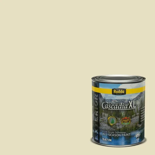 Vista 194 de Rodda Paint CASCADIA XL Pintura e imprimación satinada exterior en uno, cuarto de galón, Cantera