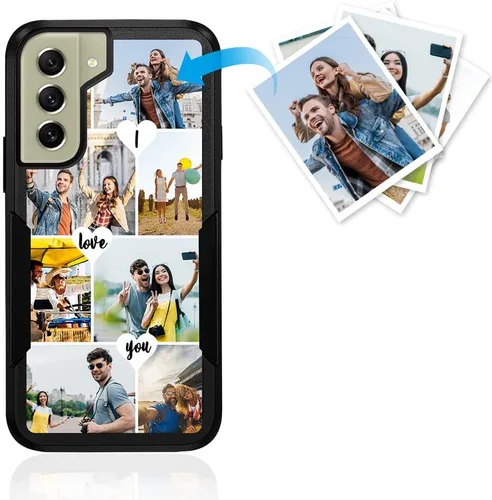 Vista 104 de Funda de teléfono personalizada para Galaxy S20 FE 5G, funda para teléfono multifoto, funda protectora resistente de doble capa a prueba de golpes