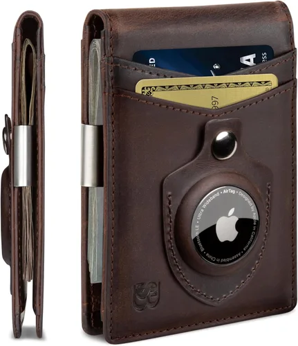 Vista 16 de SERMAN BRANDS Money Clip Wallet - Mens Wallets slim Front Pocket RFID Blocking Card Holder Minimalist Mini Bifold Transformador del desierto
