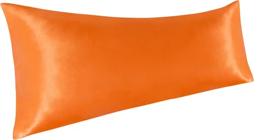 Vista 68 de NTBAY Paquete de 2 fundas de almohada estándar de satén para cabello y piel, lujosas y sedosas fundas de almohada con cierre de sobre, 20 x 26