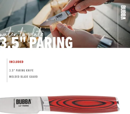 Vista 5 de BUBBA Cuchillo de pelar Kitchen Series de 3.5 pulgadas perfecto para recortar, rebanar y pelar productos pequeños.