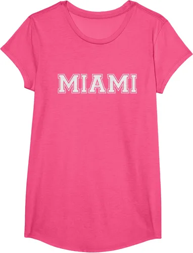 Vista 60 de Camiseta de regalo deportiva estilo universitario Miami Florida, Negro, S