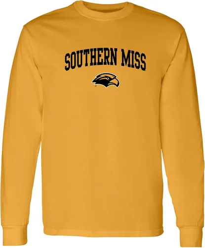 Vista 72 de NCAA oficial de College – University Team Color Arco Logo Manga Larga Air Force Academy Falcons Royal
