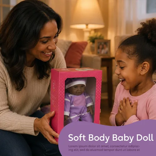 Vista 7 de The New York Doll Collection Muñeca de bebé de cuerpo suave de 11 pulgadas en caja de regalo - Juguete de muñeca de 11" para niños, niñas y niños