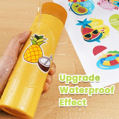 Vista 3 de Lzerking Papel de Pegatinas de Vinilo Imprimible para Impresora de Inyección de Tinta - Blanco Mate 60 Hojas Autoadhesivo Impermeable Papel