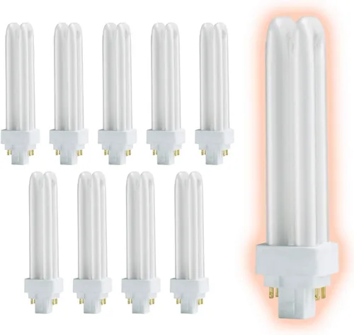 Vista 21 de GoodBulb Bombillas CFL de 13 W, base GX23 de 2 pines, 2700 K, blanco suave, 13 W, alto rendimiento, 800 lúmenes, bombillas fluorescentes compactas