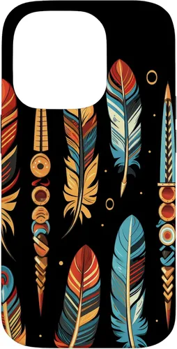 Vista 17 de Colorful Feathers - Funda para iPhone 17