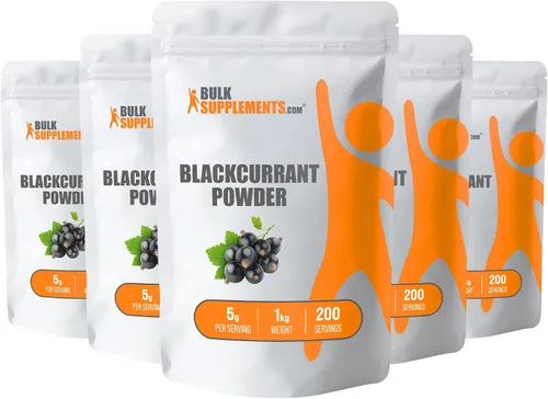 Vista 7 de BulkSupplements. com Grosella negra en polvo, suplemento de grosella negra, suplemento superalimentario, secado al aire y sin gluten, 0.18 oz por