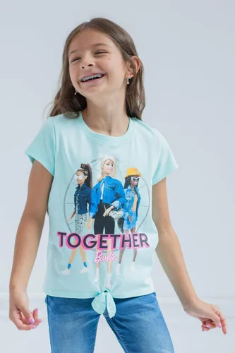 Vista 4 de Barbie Paquete de 3 camisetas para niñas de niños pequeños a grandes