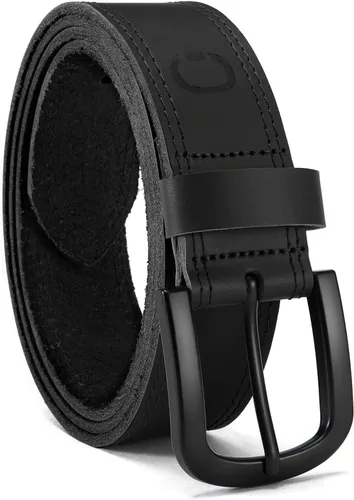 Vista 21 de CHAOREN Cinturón de cuero de grano completo para hombre, cinturones de trabajo para hombres, resistentes, uso diario para pantalones de mezclilla