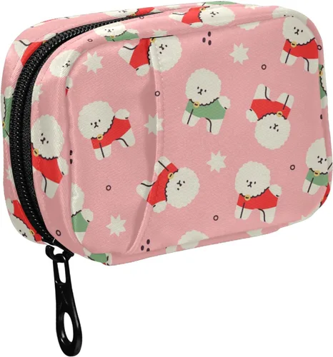 Vista 26 de Fustylead Groovy - Organizador de píldoras de flores, estilo bohemio, retro, 2 veces al día, con cremallera, dispensadores semanales portátiles
