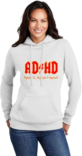 Vista 16 de Go All Out Sudadera con capucha para hombre y mujer con texto en inglés "Highway To Hey Look A Squirrel" Negro