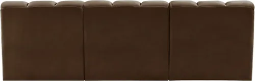 Vista 4 de Meridian Furniture Arco Marrón Terciopelo Modular Seccional