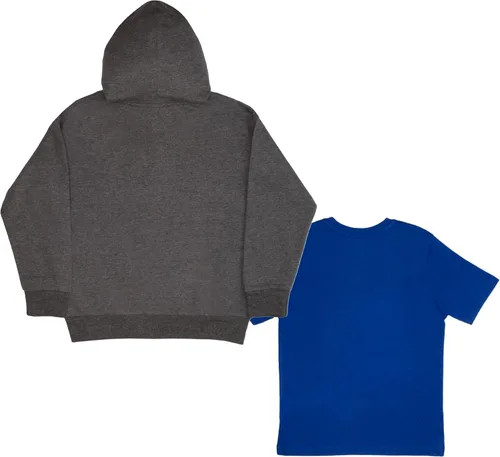 Vista 2 de Nintendo Super Mario - Paquete de 2 sudaderas con capucha y camiseta para niños Super Mario con capucha