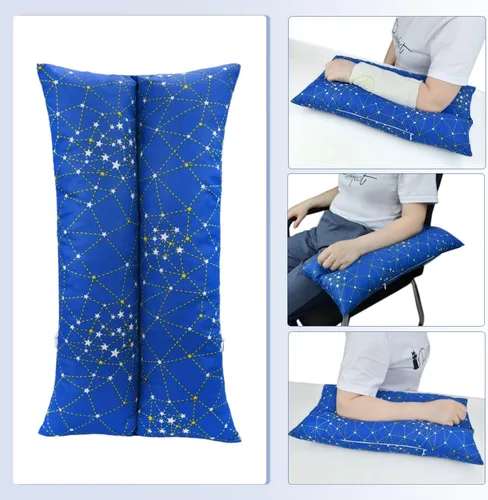 Vista 5 de Almohada de elevación de brazo poscirugía almohada de apoyo de brazo almohadillas para recuperación de cirugía de muñeca de brazo roto
