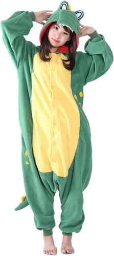 Vista 5 de Pijama de animal para adultos, disfraz de cosplay de animales para Halloween