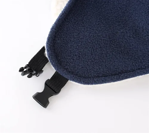Vista 2 de Connectyle Sombreros de invierno cálidos de forro polar para hombre con visera resistente al viento con orejeras