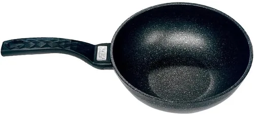 Vista 5 de Prolinemax 8 "mármol wok antiadherente cocina sartén olla 5 capas mármol wok utensilios de cocina