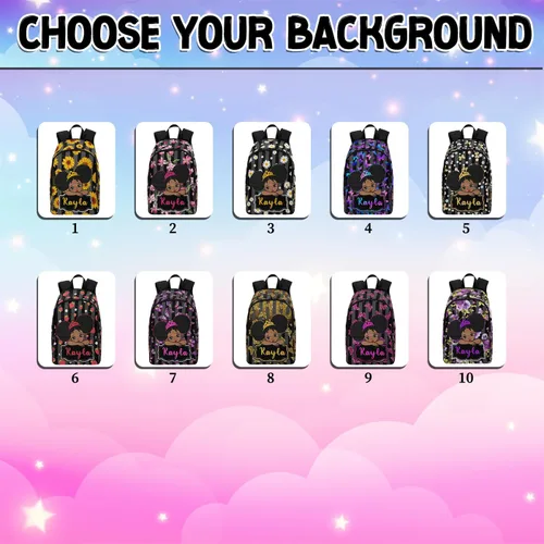 Vista 89 de Texto personalizado Elefante desgaste gafas mochila mochila mochila casual Daypack bolsa para mamá niñas, color86-4, Mochilas Daypack