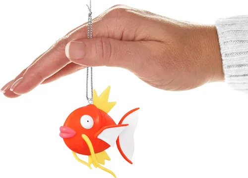 Vista 8 de Adorno navideño Hallmark Keepsake 2024, Pokémon Magikarp, Regalos para fans de Pokémon