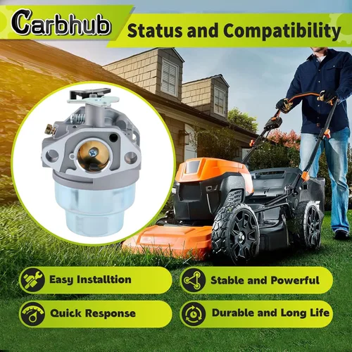 Vista 2 de Carbhub Carburador GCV160 para Honda GCV160 GCV160A GCV160LA GCV160LE HRB216 HRS216 HRT216 HRZ216 Reemplaza 16100-ZM0-804 16100-ZM0-802