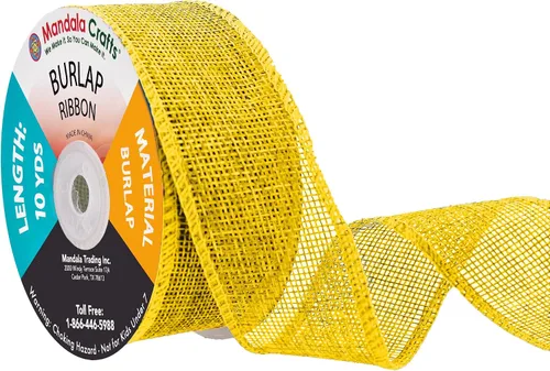 Vista 61 de Mandala Crafts Cinta de arpillera negra de 1.5 pulgadas de ancho para manualidades, rollo de 20 yardas de cinta rústica de arpillera para coronas