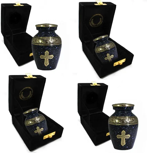 Vista 18 de Aurora Borealis Urna de cremación para cenizas para adultos, hombres y mujeres, Urnas de cremación personalizadas para cenizas humanas, urnas