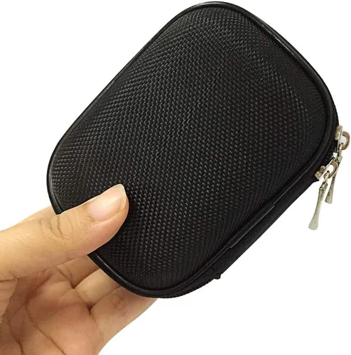 Vista 2 de Soundlink Funda para auriculares portátil Oxford con cremallera bidireccional para IEM, Earmold, protector auditivo y la mayoría de los auriculares