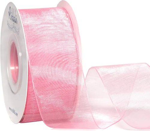 Vista 32 de Ribbli Cinta de organza azul aguamarina, 1 pulgada x 50 yardas, cinta transparente azul para envolver regalos, envoltura de galletas, decoración