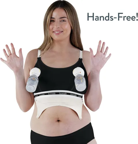 Vista 2 de BRAVADO! DESIGNS Sujetador de bombeo manos libres Clip y bomba Accesorio de bombeo S-XL