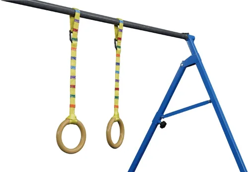 Vista 2 de Tumbl Trak Anillos de gimnasia con correa ajustable fácil