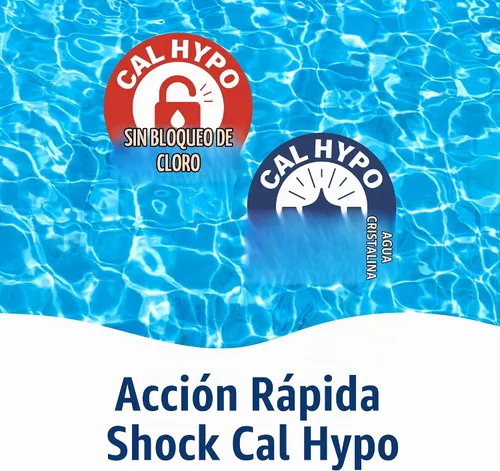 Vista 4 de Poolife Choque rápido para algas de piscina, bacterias, eliminación de contaminantes – Disolución rápida, hipoclorito de calcio sin CYA para agua