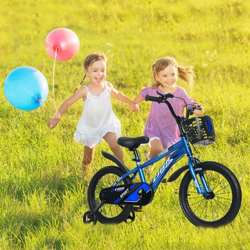Vista 7 de DEYGIA Bicicleta para Niños, Bicicletas para Niños de 14 16 20 Pulgadas con Ruedas de Entrenamiento/Pata de Cabra para Niños y Niñas de 3 a 12 Años