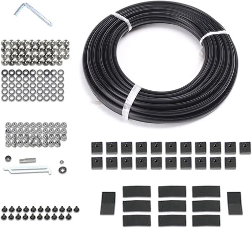 Vista 4 de Guardabarros estilo remache de bolsillo compatibles con Chevy GMC C/K 1500 1988-1998 Juego de 4 piezas de color negro texturizado