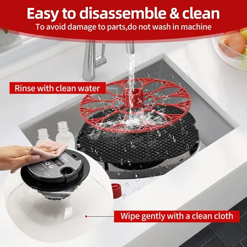 Vista 7 de Incubadora de 12 huevos con pantalla de humedad, incubadora de huevos con giro automático de huevos y recarga automática de botella de agua