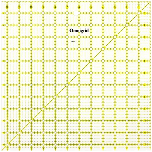 Vista 3 de Omnigrip - Regla cuadrada de acolchado por Omnigrid - Corta tela de 15 x 15