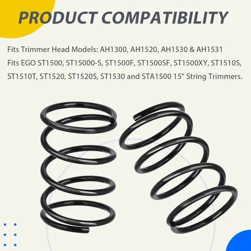 Vista 2 de THTEN 3660582001 Muelle de repuesto compatible con EGO AH1300 AH1520 AH1530 AH1531 Cabezal de recortadora ST1500 ST15000-S ST1500F ST1500SF ST1510S